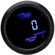 Resim Ranyeek 12v Dc Otomobil Su Sıcaklığı Gösterici, 52mm Lcd Ekran, 40-120 C Ölçüm Aralığı, Siyah, Npt 1/8" Sensör, 100 C Uyarı Noktası 