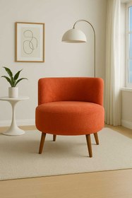 Resim eda hacıoğlu edam bedding group Turuncu Teddy Tek kişilik Berjer (SALON, BALKON, OFİS) 