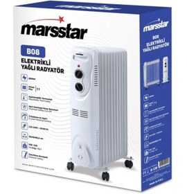 Resim Marsstar B 08 Termostatlı Yağlı Radyatör 