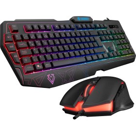 Resim Everest KM-6168 Formula Combo USB 3 Makro Tuşlu RGB Q Oyuncu Klavye Mouse Set 