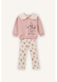 Resim Defacto Dısney Lılo & Stıtch 2li Takım Kız Bebek G8740a526spbr86 Pembe-br86 