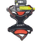 Resim M-pets Hiking Reflektörlü Köpek Göğüs Tasması Turuncu Small 35-60 Cm 244-58022.01 Renkli 