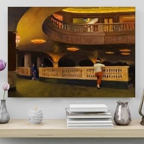 Resim Postermanya (pster20253) The Sheridan Theatre - Edward Hopper Sanatsal Poster 90 x 130 