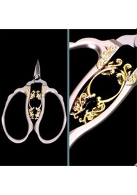 Resim Omeniv Antika Viktoryen Tarz Floral Makas Paslanmaz Çelik 