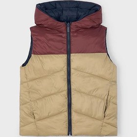 Resim Mayoral Erkek Çocuk Çift Taraflı Anorak Yelek Lacivert Bordo - 6 Yaş 