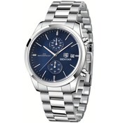 Resim Fochsia Benyar Multifonksiyonel Çelik Mavi Kadranlı Kuartz Kol Saati Diğer 