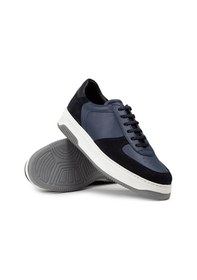 Resim Deery Hakiki Süet Mavi Erkek Sneaker Ayakkabı - 01965Mmvıe02 Mavi 