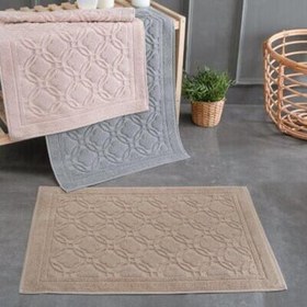 Resim Maxstyle Flower Ayak Havlusu Pudra 50x70 cm 