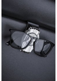 Resim Mega Oto Market Araç İçi Gözlük Tutucu Oto Güneşlik Klipsi Gözlük Askı Aparatı 