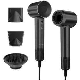 Resim Laifen Swift Siyah 1600W 3 Başlıklı Yüksek Hızlı Saç Kurutma Makinesi 
