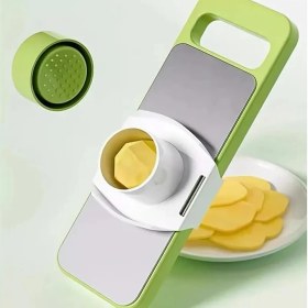 Resim Lua Paslanmaz Çelik, Çok Fonksiyonlu Rende, Sebze Doğrayıcı ve Meyve Dilimleyici, Patates Rendesi, Soyucu ve Rendesi, Temel Mutfak Aleti, 