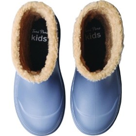 Resim Blau Bot Yağmur Kız Çocuk Lublın Toni Pons Raın Boots In Glossy Rubber Blau 
