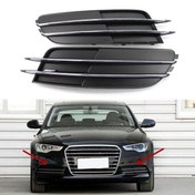 Resim Audi A6 Ön Tampon Izgara Sağ Kromlu Sissiz 2013 Sonrası Uyumlu 