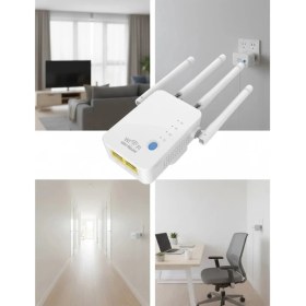 Resim Marsilyan 300MBPS Wifi Tekrarlayıcı Wps Güvenlikli Ap Modlu Güçlendirici 