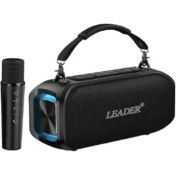 Resim Leader LP120 Ipx5 Rgb Bluetooth USB Aux Fm Radyo Kablosuz Mikrofon Taşınabilir Toplantı Amfisi 