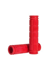 Resim Kırmızı Kaymaz Bmx Mtb Dağ Bisikleti Gidon Kavrama Bisiklet Bisiklet Kolu Bar Kapağı Kırmızı 