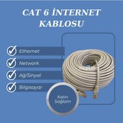 Resim 1.5 Mt Internet Kablosu Cat 6E Kablo 1.5 Metre 