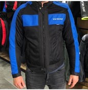 Resim Venom Urban Yazlik Fileli Motosiklet Montu-48615-Mavi - Siyah 