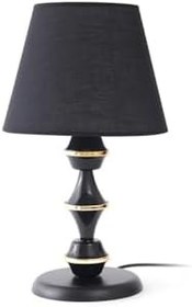 Resim Safir Light Berlin Metal Abajur - Siyah - 43X25X25 Cm 