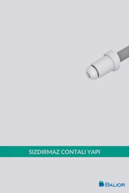 Resim BALİOR Klozet Taharet Çubuk Ucu Beyaz Perlatör 