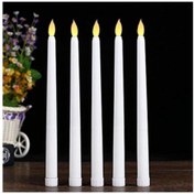 Resim Seninmio Dekoratif Led Şamdan Mum 27 Cm Pilli Led 
