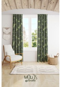 Resim Urban Desenli Fon Perde Genç Odası Oturma Odası Süet Baskılı Ekstrafor Büzgü 2 Kanat Prd-2005 Çok Renkli 