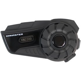 Resim Knmaster KN2300 Motosiklet Kask İnterkom Bluetooth Intercom Kulaklık Seti - Siyah 