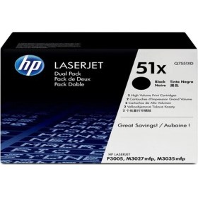 Resim Hp 51X Q7551XD Toner Yüksek Kapasiteli 2'li Paket 