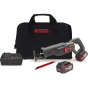 Resim Kress KUE01 20Volt/4.0Ah Li-ion Çift Akülü Kömürsüz Profesyonel Tilki Kuyruğu Testere 