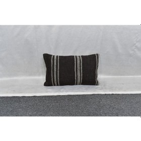 Resim Zehra Abla Halı Yeni El Dokuma Dekoratif Lumbar Kilim Kırlent Yastık Kılıfı 6144 