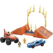 Resim MEGA Hot Wheels Smash N Crash Tiger Shark Çarpışma Pisti HKF88 