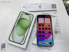 Resim Apple iPhone 15 İkinci El TR | 128 GB | Yeşil İkinci El İPHONE 15 128 GB YEŞİL RENK SIFIR GİBİ HATASIZ