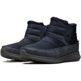 Resim Skechers Ultra Flex-shawty Memory Foam Womens Boat Hafızalı Taban Kürklü Kadın Bot Lacivert Lacivert 