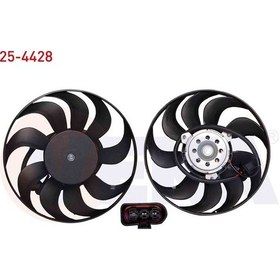Resim Veka-25-4428 - Fan Motoru Motor+pervane Su Radyatoru Volkswag 