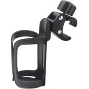 Resim Hfambition Pratik Bebek Arabası Şişe Tutucu - Hızlı Sökülebilir Bisiklet Su Şişesi Kupa Tutacağı Siyah 