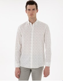 Resim Pierre Cardin Erkek Haki Gömlek Desenli 50304548-vr027 Haki 