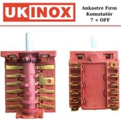 Resim Ukinox Uyumlu Ankastre Fırın Komutatör Şalter Anahtar 7 Konum - 515578458 