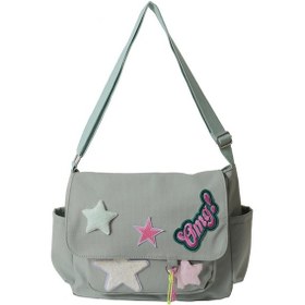 Resim Wezone Yeşil Kumaş Çanta - Çok Amaçlı Tek Omuz/çapraz/el - 30x25x10cm - Tablet+aletler Taşıma - 0.34kg 