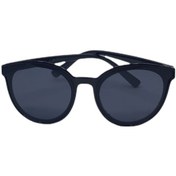 Resim Esrada Yuvarlak Parlak Siyah Çocuk Güneş Gözlüğü 4012 31-13- 135 