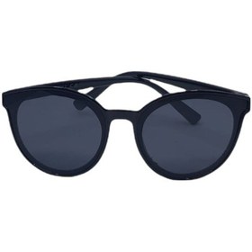 Resim Esrada Yuvarlak Parlak Siyah Çocuk Güneş Gözlüğü 4012 31-13- 135 