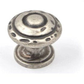 Resim Ventus VN.1034.00.AS Metal Antik Gümüş 00 mm Düğme Kulp 