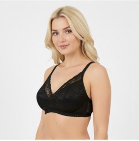 Resim Bonbon Kadın Tül Dantelli Balensiz Spor Sütyen Bb2100 Pembe2 