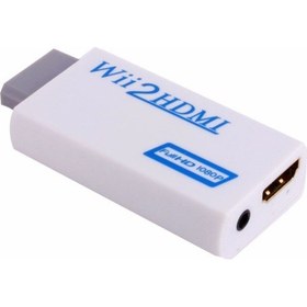 Resim Alfais 4542 Nintendo Wii için HDMI Tv Kablo Çevirici Dönüştürücü Adaptör 