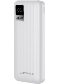 Resim 10.000 Mah P.bank 22.5w 2 Type-c + 1 Usb Çıkışlı Beyaz BEYAZ 