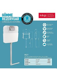 Resim Gömme Rezervuar Hela Taşı Uyumlu Nkp 0021 