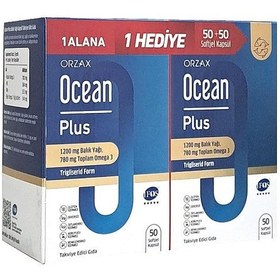Resim Ocean Plus Trgliserid Forrm 780 Mg Omega3 50+50 Softjel Kapsül 