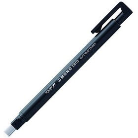 Resim Tombow Mono Zero Kalem Silgi Yassı Uç Siyah 2.5X5 Mm 