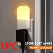 Resim 1/2 Paket Işık Sensörlü LED Gece Lambası, Ayarlanabilir Parlaklık, Sıcak Beyaz Mini Gece Lambası, Otomatik Açma/Kapama, Duvar Fişi Tasarımı, Yatak Odası, Banyo, Mutfak, Koridor ve Merdivenler İçin Uygun - Düğme Kontrollü Modern Plastik Gece Lambası, Duvara Fişli Işık, Duvara Fişli Lamba, Duvara Fişli Lamba, Duvara Fişli Lamba, Gece Lambası/Lamba, Yatak Odası İçin Işık/Lamba 