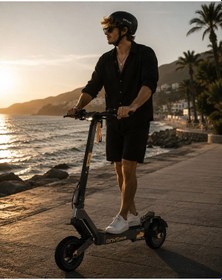 Resim Onvo Mx-01 800w Elektrikli Scooter Mx 2026 Serisi Kasklı Siyah 