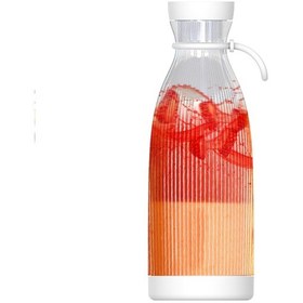 Resim Youmex Usb Şarjlı 40w 18000rpm El Tutan Blender - 300ml Çelik Paslanmaz Mini Meyve Suyu Blenderi, Dahili Pil İle 